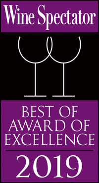 Wine Spectator Best of Award of Exellence 2019 for Restaurant 360 Dubrovnik